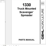 GEHL 1330 Parts Manual 907534B