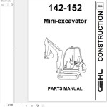 GEHL 142 152 Parts Manual 908538A