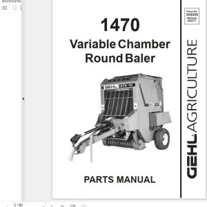 GEHL 1470 Parts Manual 908006A