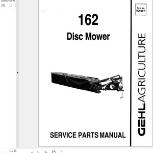 GEHL 162 Service Parts Manual 906557A