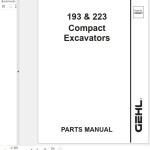 GEHL 193 223 Parts Manual 909827A