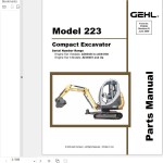 GEHL 223 Parts Manual 918036D