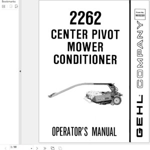 GEHL 2262 Operators Manual 903220A