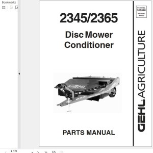 GEHL 2345 2365 Parts Manual 908048A