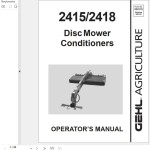 GEHL 2415 2418 Operators Manual 908176A