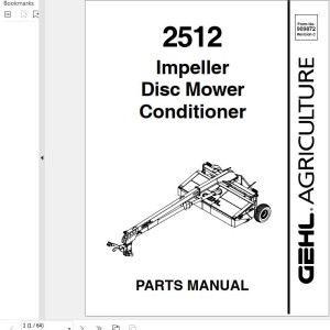 GEHL 2512 Parts Manual 909872A