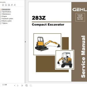 GEHL 283Z Service Manual 918255A