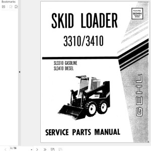 GEHL 3310 3410 Service Parts Manual 903464A