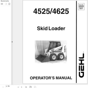 GEHL 4525 4625 Operators Manual 906698A