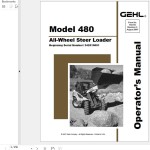 GEHL 480 Operators Manual 918115C