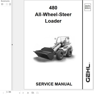 GEHL 480 Service Manual 918117A