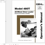 GEHL 480T Operators Manual 918118C