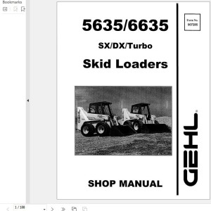 GEHL 5635 6635 Service Manual 907285