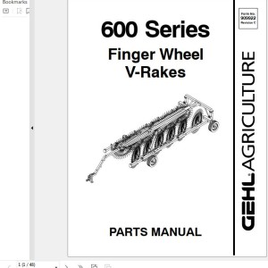 GEHL 600 Series Parts Manual 909922C