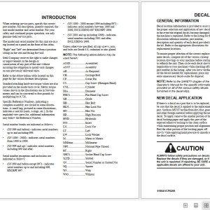 GEHL 602 Parts Manual 918041