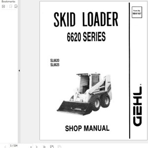 GEHL 6620 Series Service Manual 904167