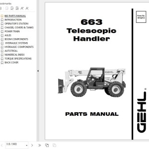 GEHL 663 Parts Manual 913213A