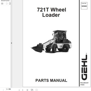 GEHL 721T Parts Manual 909888A