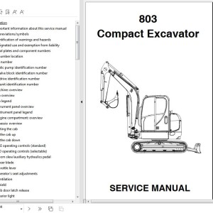 GEHL 803 Service Manual 918169A