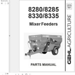 GEHL 8280 8285 8330 8335 Parts Manual 909748A
