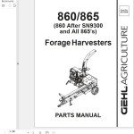 GEHL 860 865 Parts Manual 907506A