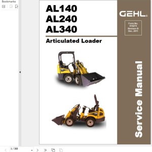 GEHL AL140 AL240 AL340 Service Manual 918274B