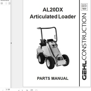 GEHL AL20DX Parts Manual 908181A