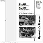 GEHL AL440 AL540 Operators Manual 918442A