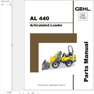 GEHL AL440 Parts Manual 918290A