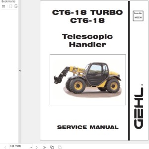 GEHL CT6-18 CT6-18 Service Manual 913238