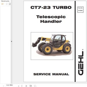 GEHL CT7-23 Service Manual 913234