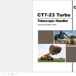 GEHL CT7-23 Turbo Parts Manual 913293E
