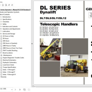 GEHL DL Series Operators Manual 913336D