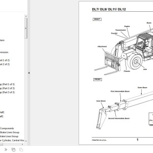 GEHL DL7 DL9 DL11 DL12 Parts Manual 913337