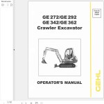 GEHL GE272 GE292 GE342 GE362 Operators Manual 908125A