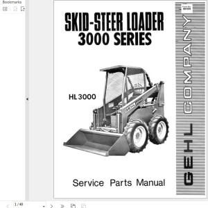 GẸHL HL3000 Service Parts Manual 901939A