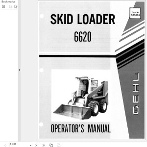 GEHL LS6620 Operators Manual 903665A