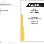 GEHL R105 105EU R105 X-Series Operator's Manual 50950260G