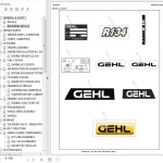 GEHL R134 Parts Manual 50111946E
