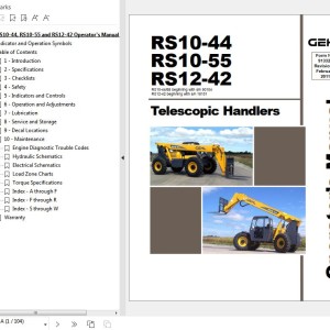 GEHL RS10-44 RS10-55 RS12-42 Operators Manual 913328B