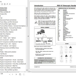 GEHL RS5-19 Parts Manual 913339