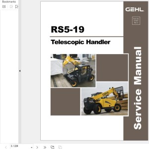 GEHL RS5-19 Service Manual 913301
