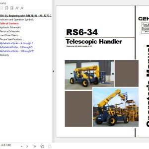 GEHL RS6-34 Operators Manual 913270C
