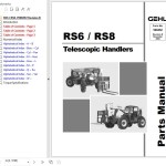 GEHL RS6 RS8 Parts Manual 908492B