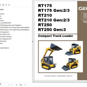 GEHL RT175 to RT250 Gen3 Service Manual 50940164-REVC