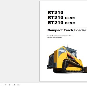 GEHL RT210 RT210 Gen2 RT210 Gen3 Parts Manual 50960113C