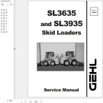 GEHL SL3635 SL3935 Service Manual 908269