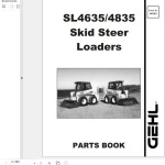 GEHL SL4635 SL4835 Parts Manual 907807H