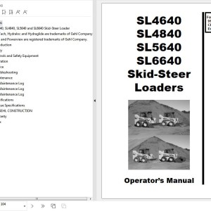 GEHL SL4640 SL4840 SL5640 SL6640 Operators Manual 917001C