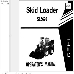 GEHL SL5620 Operators Manual 904264A